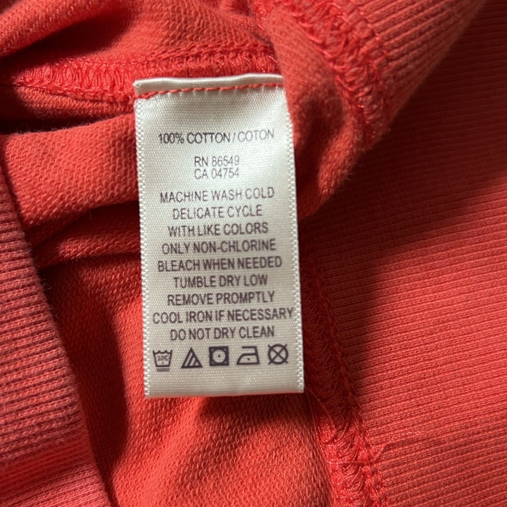 Tommy Bahamas relax, short, cotton, elastic waist skirt bright coral size m - Picture 6 of 7